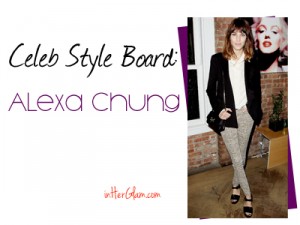Celeb Style Board Alexa Chung
