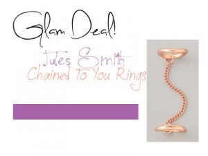 Glam Deal! Jules Smith Chained to You Rings