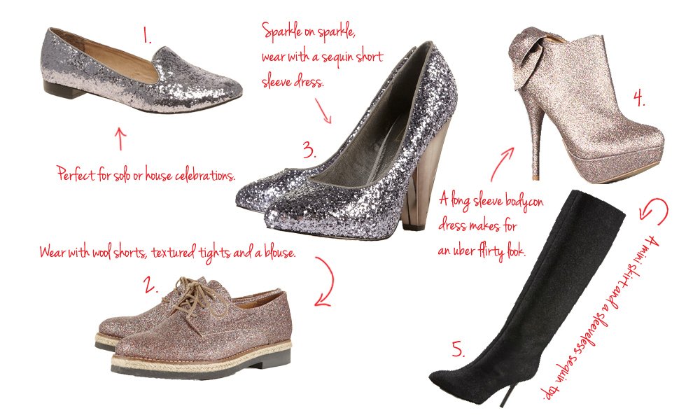 NYE Luxe Glam! A (sparkly) shoe for every occasion - inHer Glam