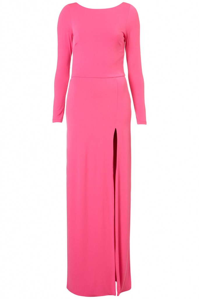 Review For Short Sleeve Hip Split Dress YV40166 main image 0