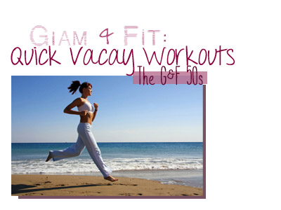 fitness workout squats burpees running vacation quick