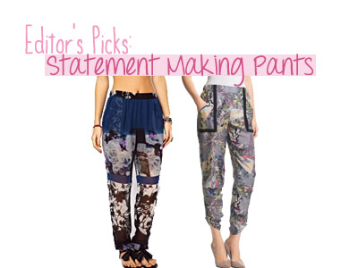 fashion spring summer 2013 trends prints pants