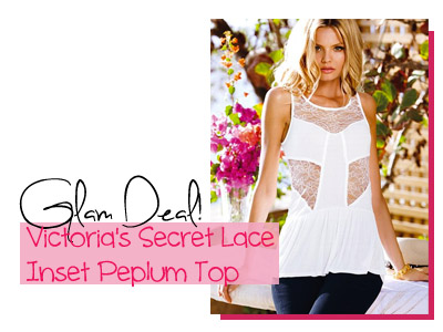 victoria's secret lace peplum fashion spring summer trends 2013