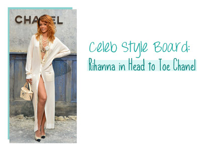 rihanna fashion chanel fall 2013 winter 2014 celebrity style