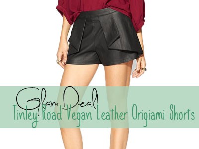 fashion piperlime vegan leather shorts tinley road fall 2013