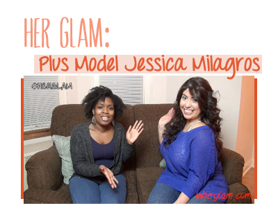 fashion, plus size, her glam, jessica milagros, full figured, curvy