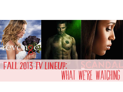 television, fall 2013, scandal, revenge, arrow, kerry washington, emily vancamp, stephen amell