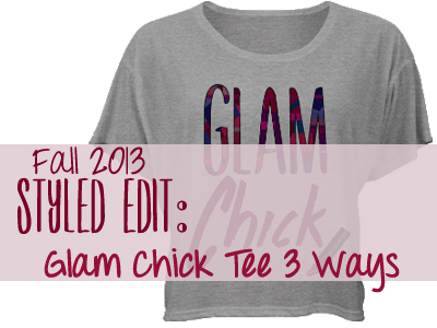 fashion fall 2013 trends crop t-shirt glam chick