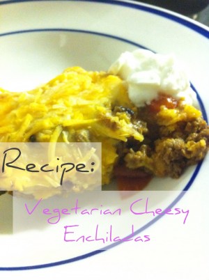 Food recipe vegetarian vegan enchiladas