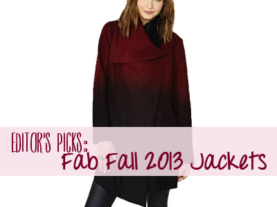 fashion, fall 2013, trends, jacket, nasty gal, asos, forever 21, piperlime, bb dakota