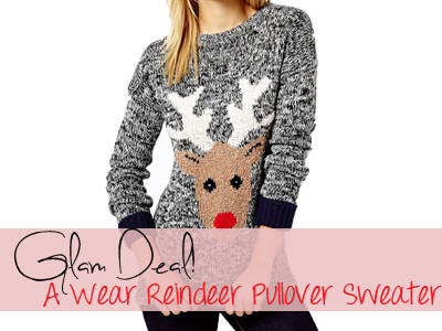 asos christmas sweater fashion reindeer