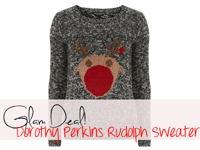 dorothy perkins christmas sweater rudolph winter