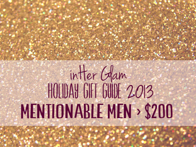 holiday gift guide fashion men 2013