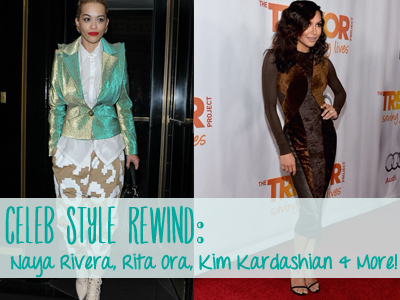 celebrity fashion naya rivera rita ora