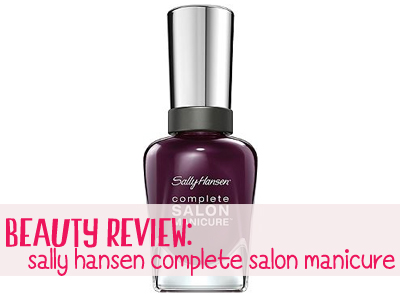 sally hansen nail polish salon manicure