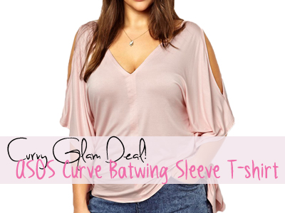 asos batwing t-shirt curvy plus size