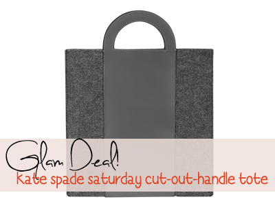 kate spade saturday wool leather tote