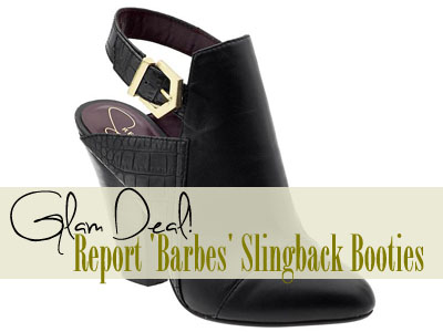 report booties slingback barbes piperlime