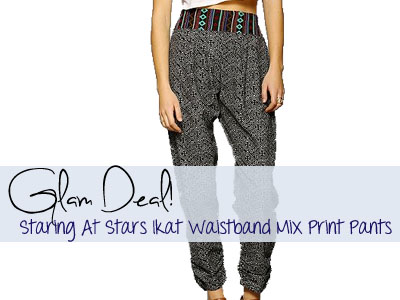 staring at stars ikat harem pants