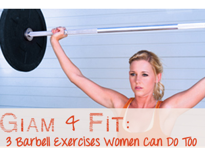 toning fitness barbell exercises women