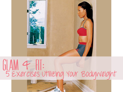 fitness wall sit bodyweight exercises