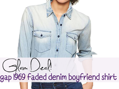 gap denim boyfriend shirt spring