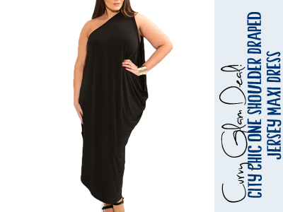 city chic draped maxi dress curvy