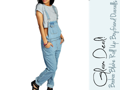 boohoo boyfriend overalls dungarees spring