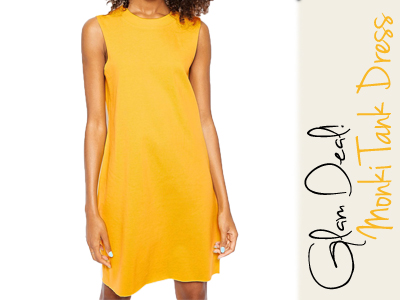 asos deal spring tank dress monki