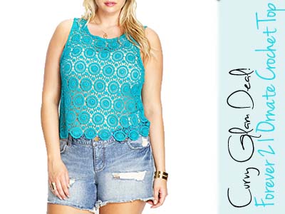 forever 21 plus size crochet top