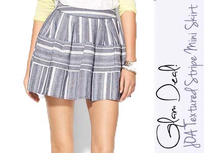 joa piperlime mini skirt summer