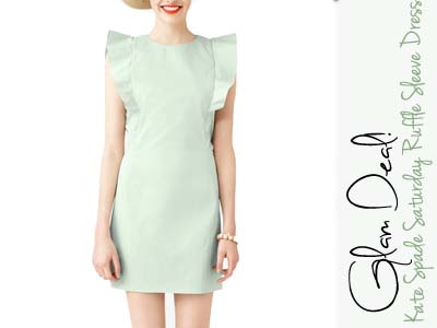 kate spade saturday ruffle dress summer