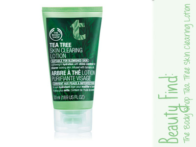 body shop tea tree clearing lotion
