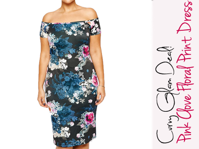 asos fall plus size floral dress