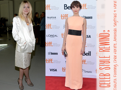 dakota fanning felicity jones celebrity fashion