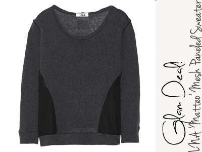 lna mesh sweater fall 2014