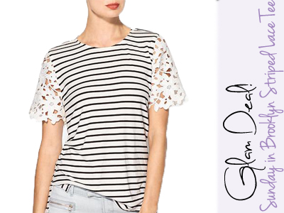 piperlime striped lace sunday brooklyn tee