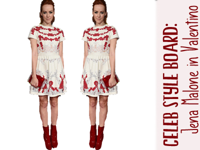 jena malone valentino asos dress