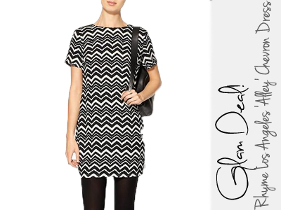 fashion chevron piperlime fall dress