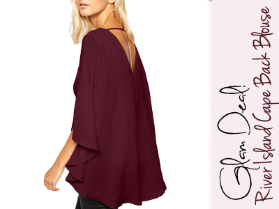 river island cape blouse fall