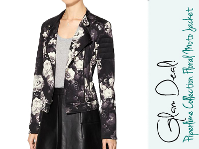 piperlime floral jacket fall winter moto