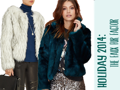 faux fur jacket holiday fashion