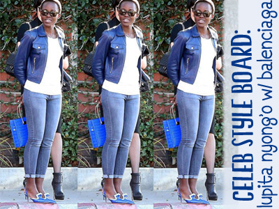 lupita nyong'o balenciaga blue