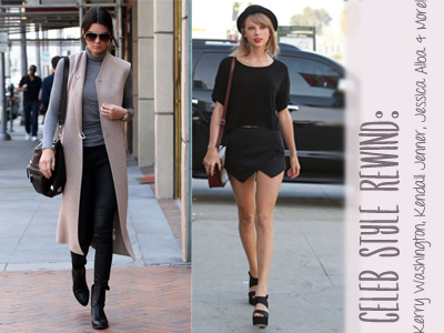 celebrity style taylor swift kendall jenner