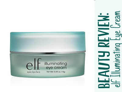 elf illuminating eye cream skincare