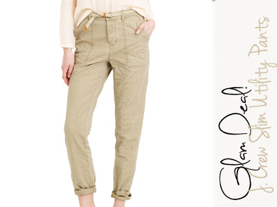 j crew utility pants spring